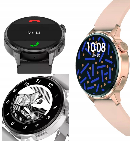 SMARTWATCH ZEGAREK SMARTBAND SMART ROZMOWY DAMSKI SPORT PL MENU POLSKIE EKG Rodzaj smartwatch
