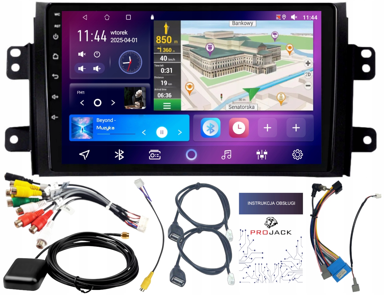 Autorádio Gps Suzuki SX4 2006-2013 Android Carplay Wifi 4GB 64GB