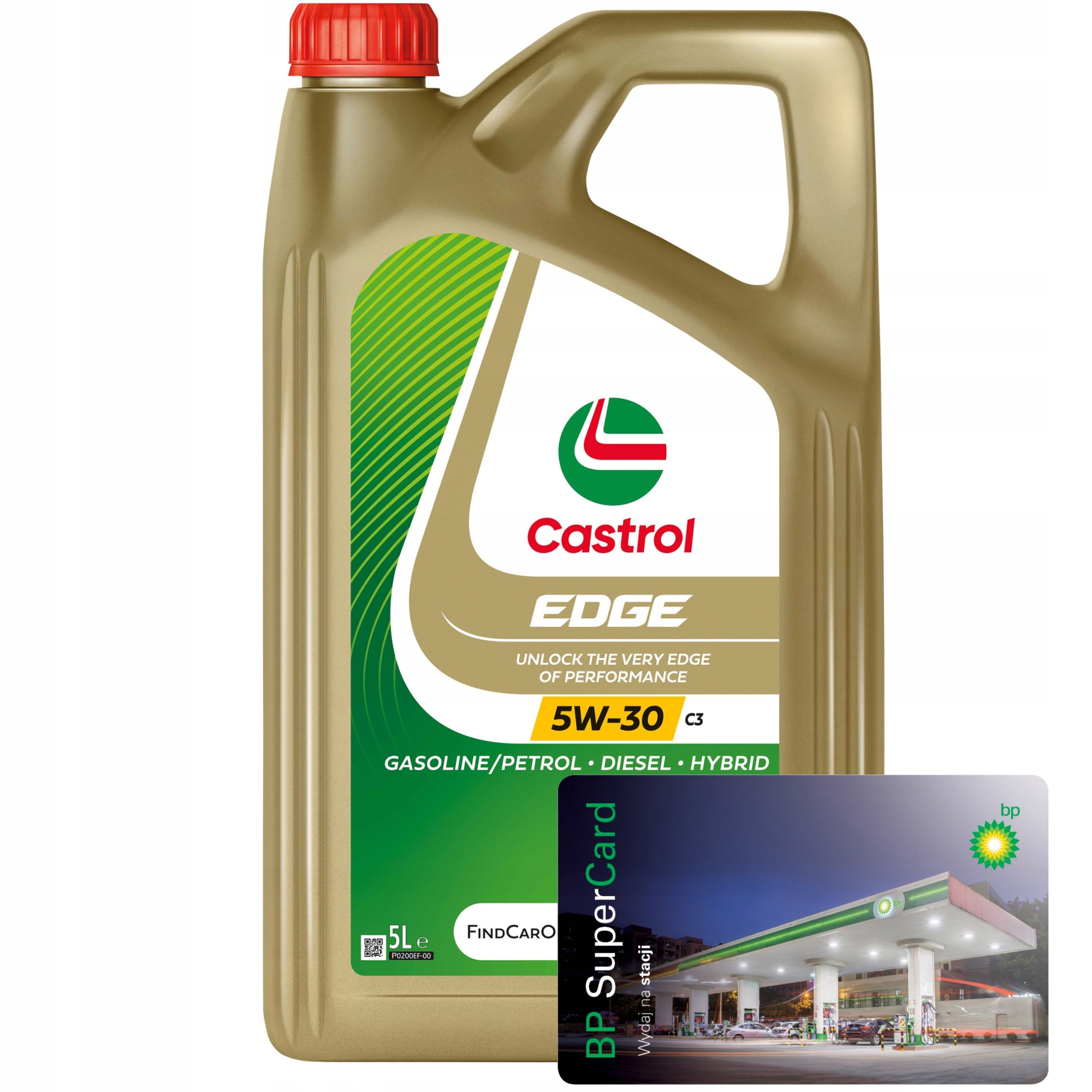 Castrol Olej Silnikowy Edge 5W-30 C3 H 5L Karta Paliwowa Bp