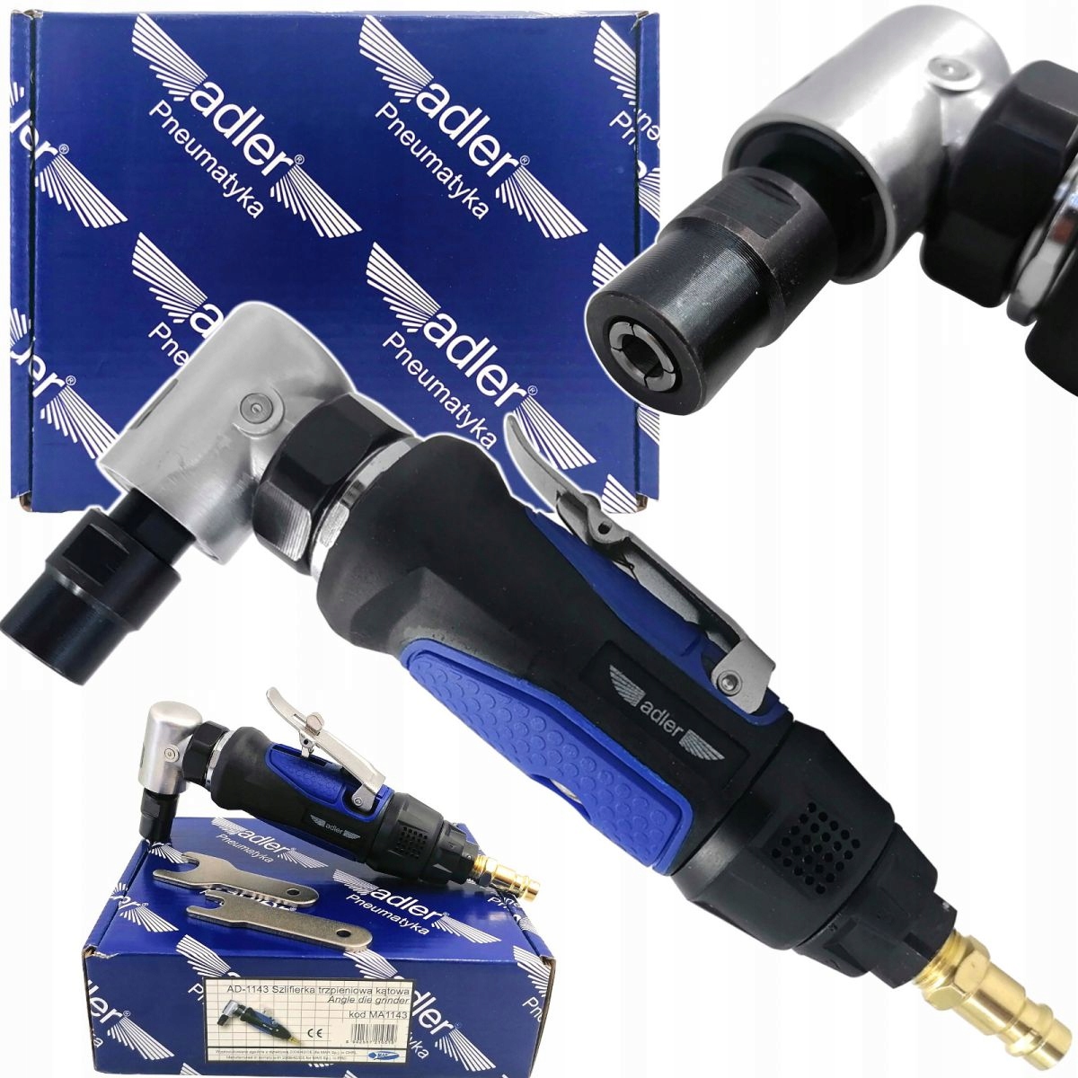 Adler Přímá Pneumatická Úhlová Bruska