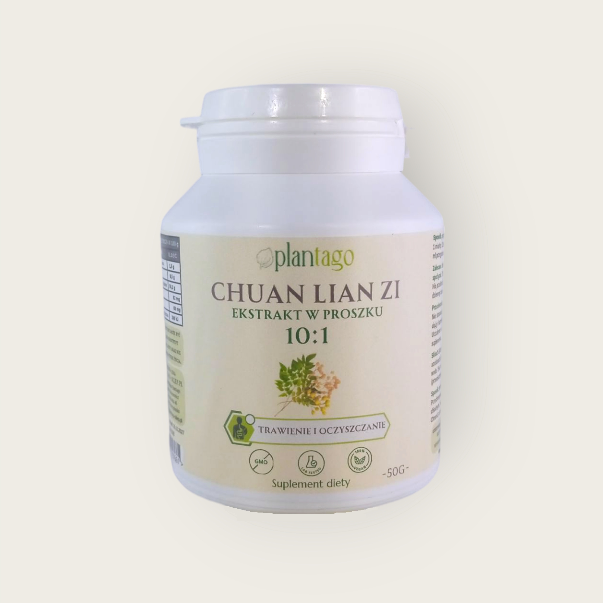 Chuan Lian Zi (Melia toosendan) 10:1 mocny ekstrakt w proszku 50 g