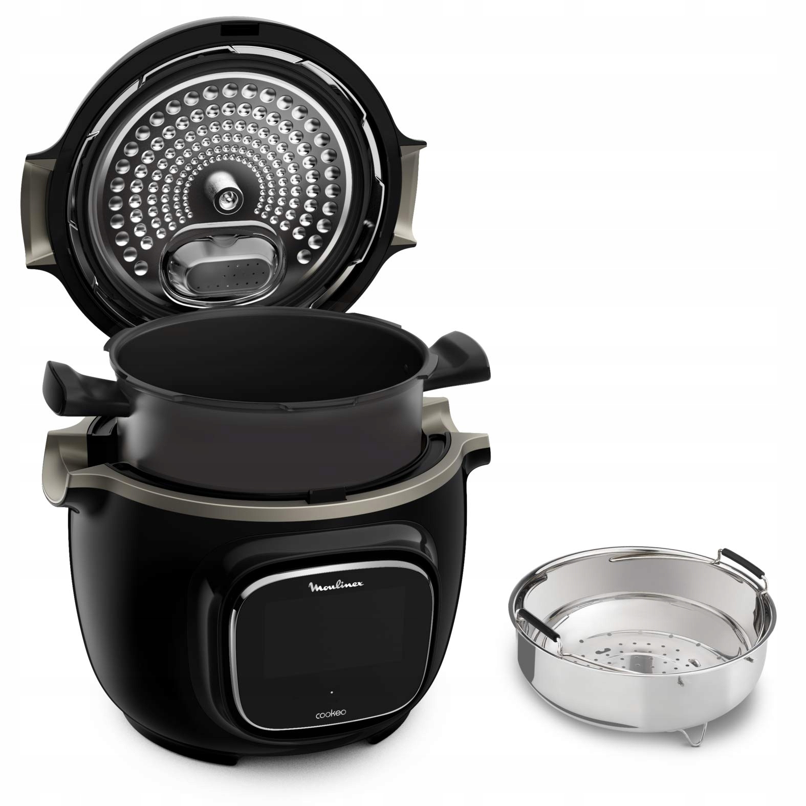 MOULINEX Cookeo Touch Multicooker Inteligentny Szybkowar WiFi Czarny — miniatura 3