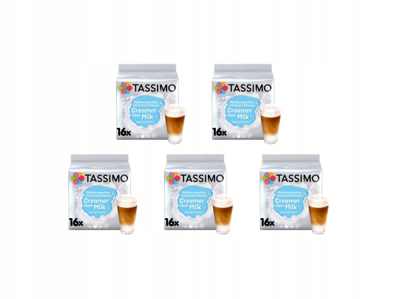 Kapsułki Tassimo Creamer From Milk do ekspresu Bosch Tassimo 5 x 16 szt.