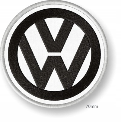 

Naszywka termo Vw Volkswagen haft 70x70mm Tuning