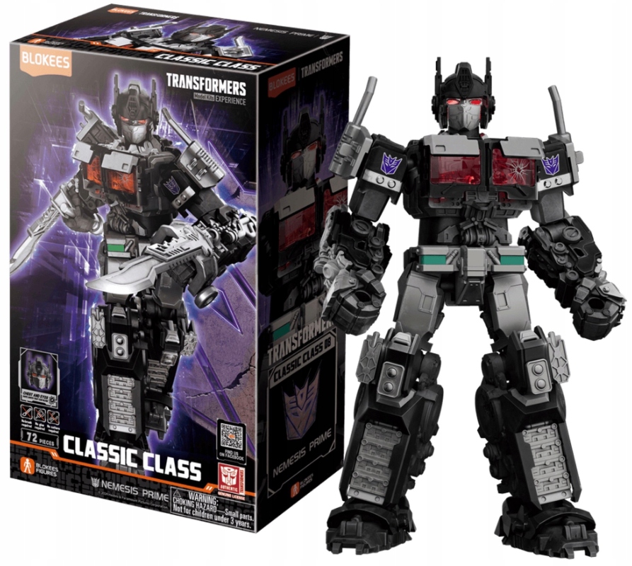 TRANSFORMERS Nemesis Prime Model Kit Classic Class Blokees