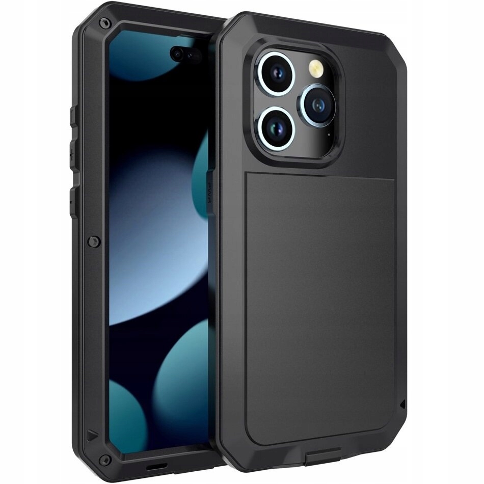 Pancéřové Pouzdro pro iPhone 15 Pro Max, plná ochrana 360 Sklo na displej