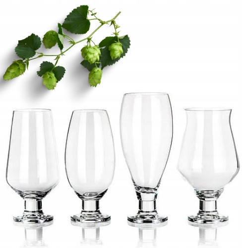 

Zestaw szklanek kufli do piwa 4 sztuki Bohemia