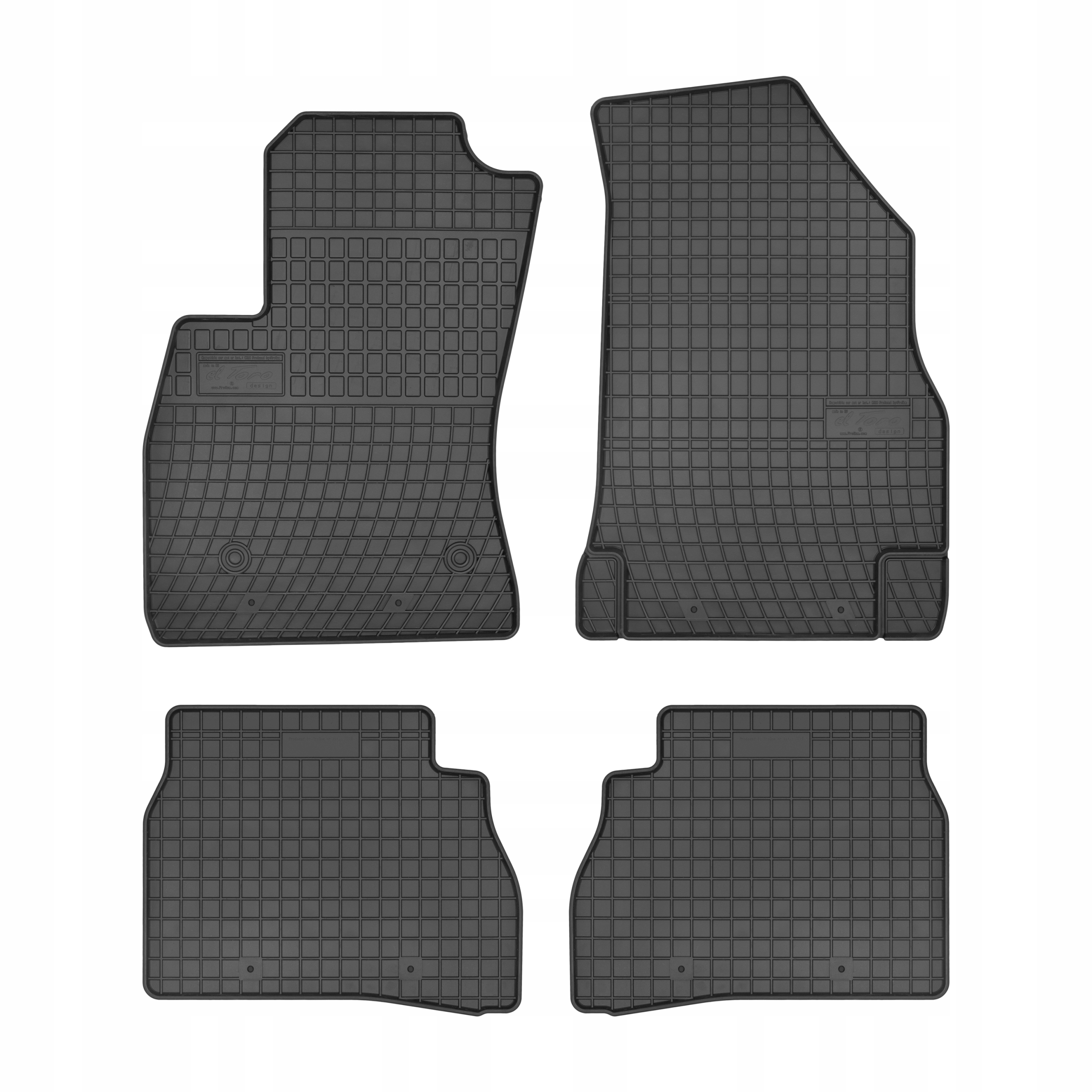 

Dywaniki gumowe ElToro do Fiat Doblo II 2010-2020