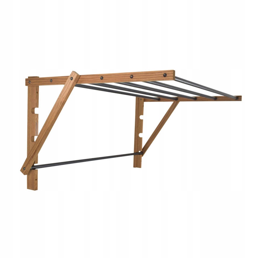 Levně Sušák dřevěná, skládací, velká, funkční, Moderní, ekologická