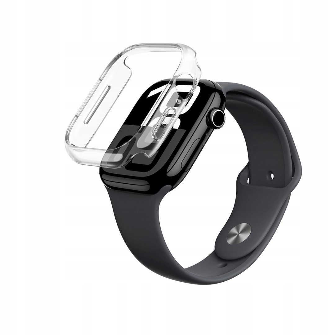 Etui pokrowiec do zegarka Apple Watch 46mm Minimal Case przezroczyste