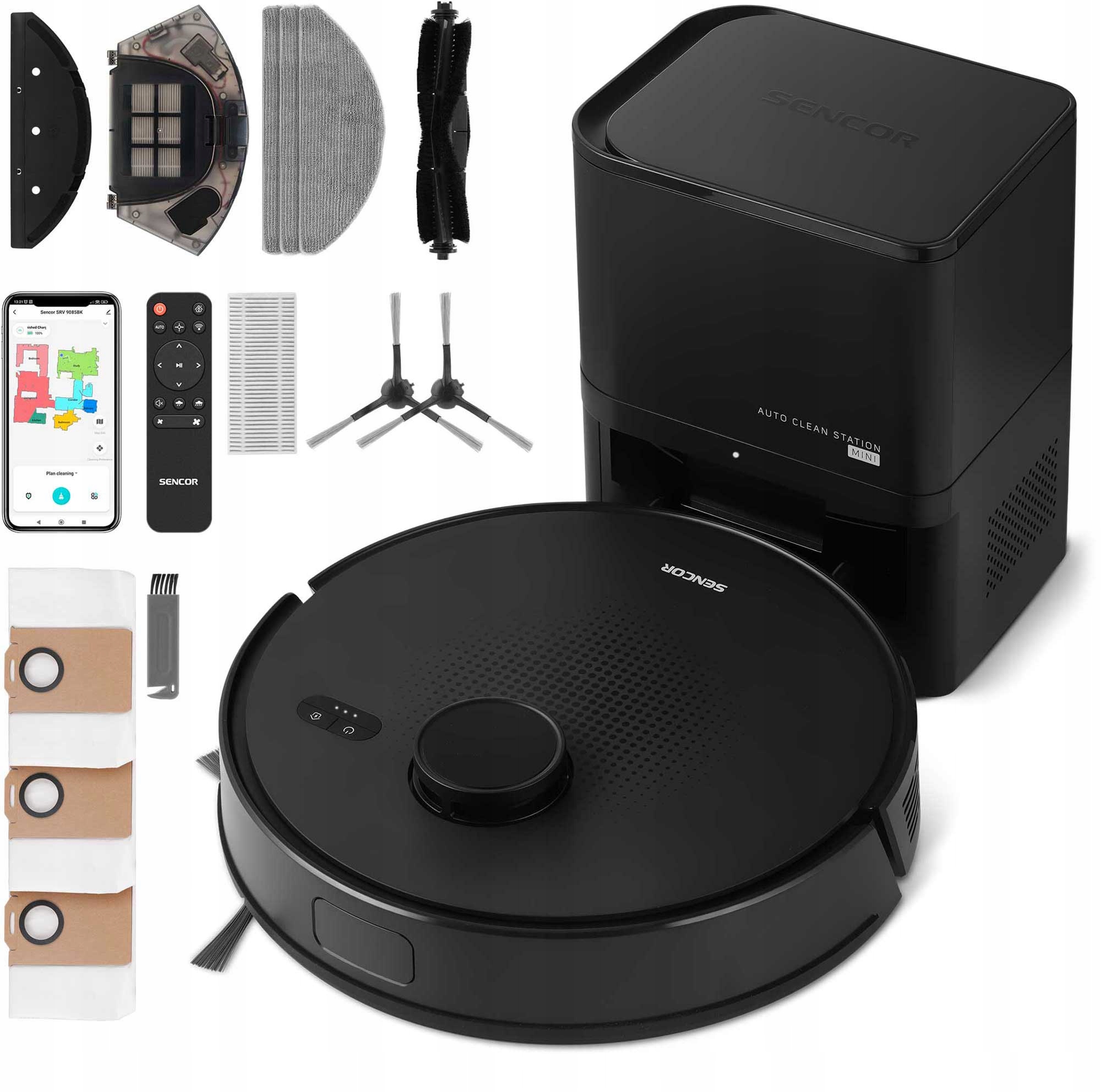 Robotický vysavač Sencor Srv 9085BK