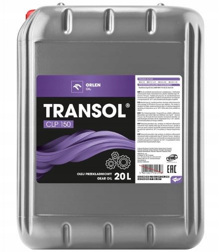 Priemyselný minerálny prevodový olej Orlen Transol Clp 150 20L