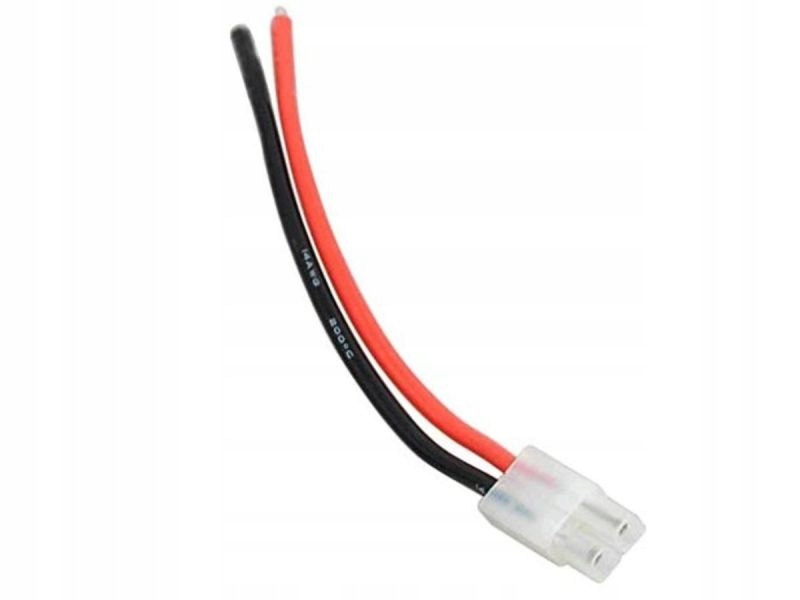 

Gniazdo Tamiya z przewodem żeńskie 100mm 14 Awg