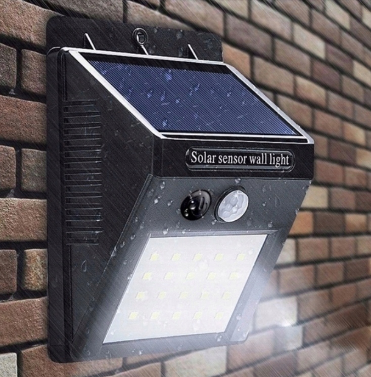 LAMPA HALOGEN SOLARNA LED Z CZUJNIKIEM RUCHU I ZMIERZCHU ZEWNĘTRZNA Marka inna