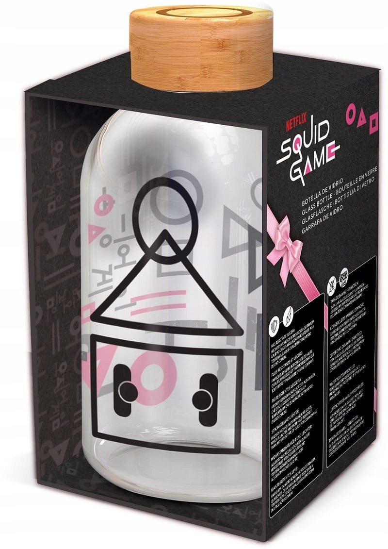 Squid Game Skleněná lahvička Malá velikost 620 ml