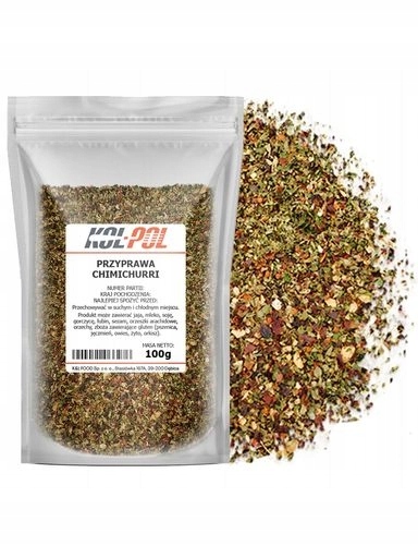 4x Koření Chimichurri 100g Argentinská směs přírodních bylin Kol-Pol