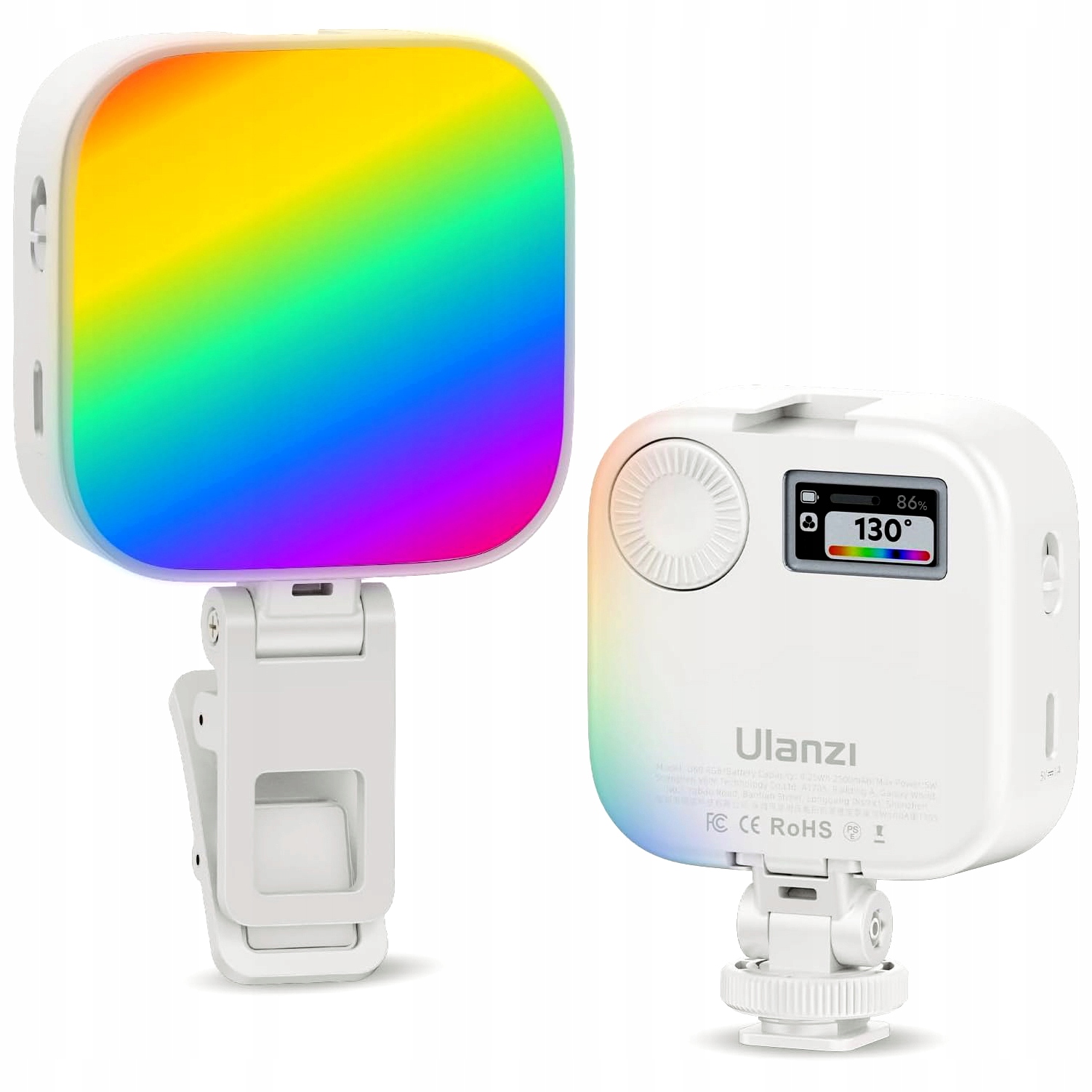 Magnetická Led lampa Ulanzi U60 Rgb bílá