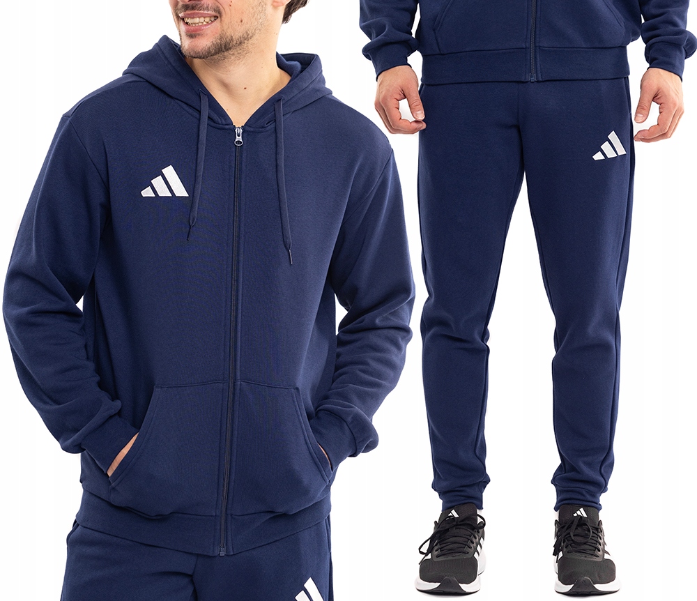 Teplákovka Pánský komplet adidas Entrada 26 Sportovní Mikina Kalhoty Kapuce vel S