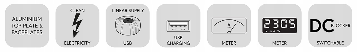 TAGA Harmony PC-8000DC Kondycjoner zasilania DC Bloker FILTR USB CZARNY Marka TAGA Harmony