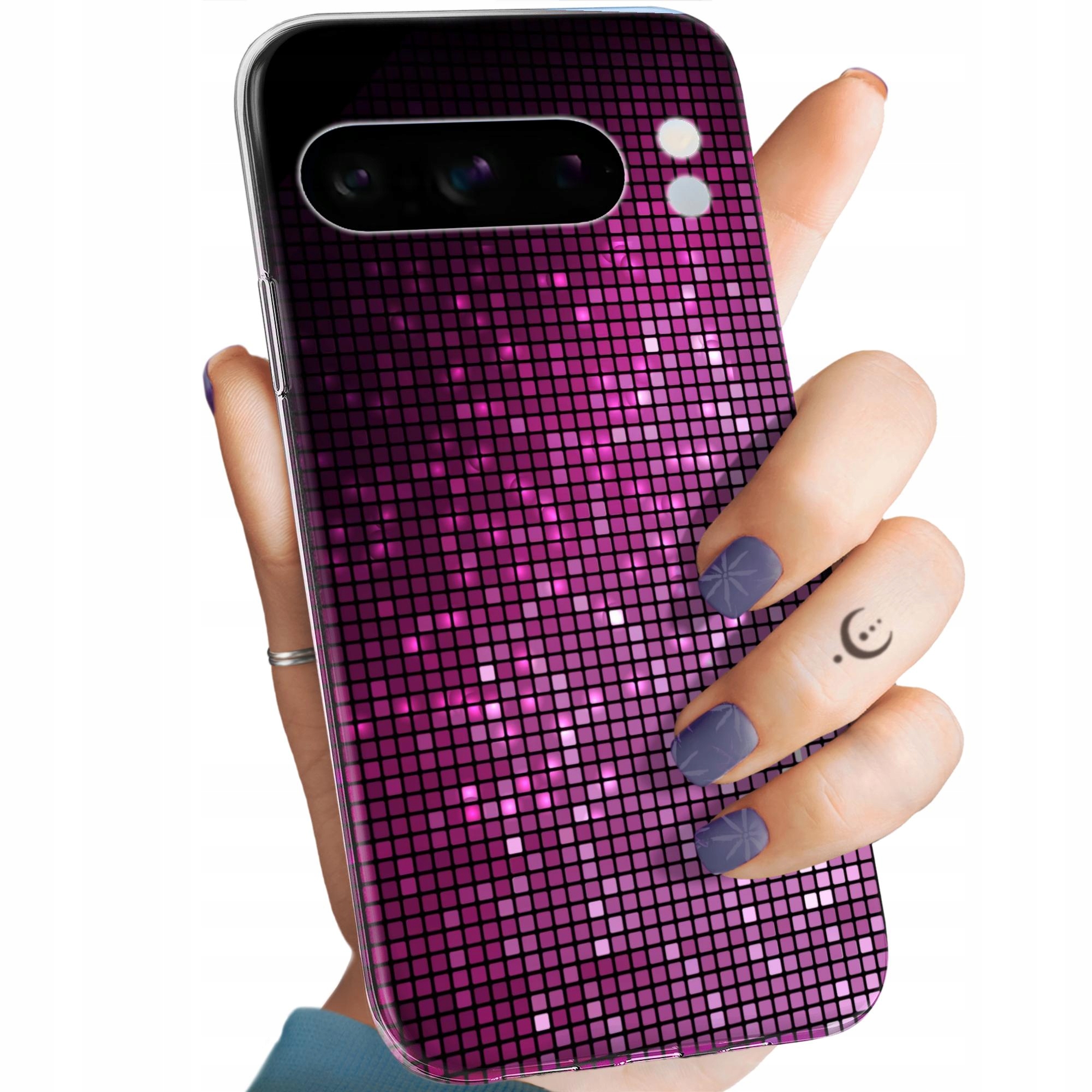 Etui Do Google Pixel 8 Pro Imitacja Brokatu Brokatowe Błyszczące Case