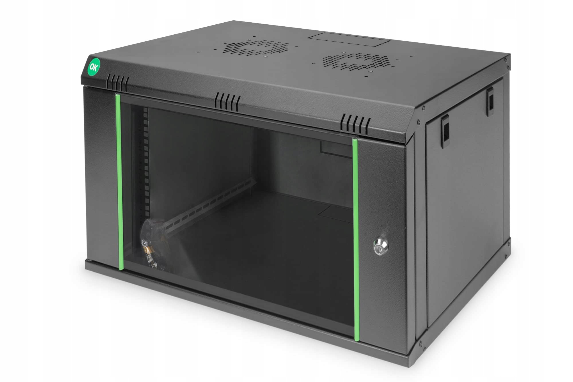 Digitus Cabina A Muro 600x450 mm, černá, montáž na stěnu