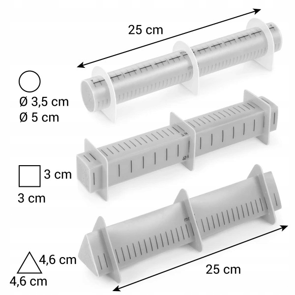 TESCOMA SZABLONY FOREMKI DO CIASTEK PIERNIKÓW 3 EL Marka Tescoma