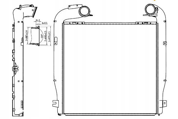 NRF INTERCOOLER Producent części NRF