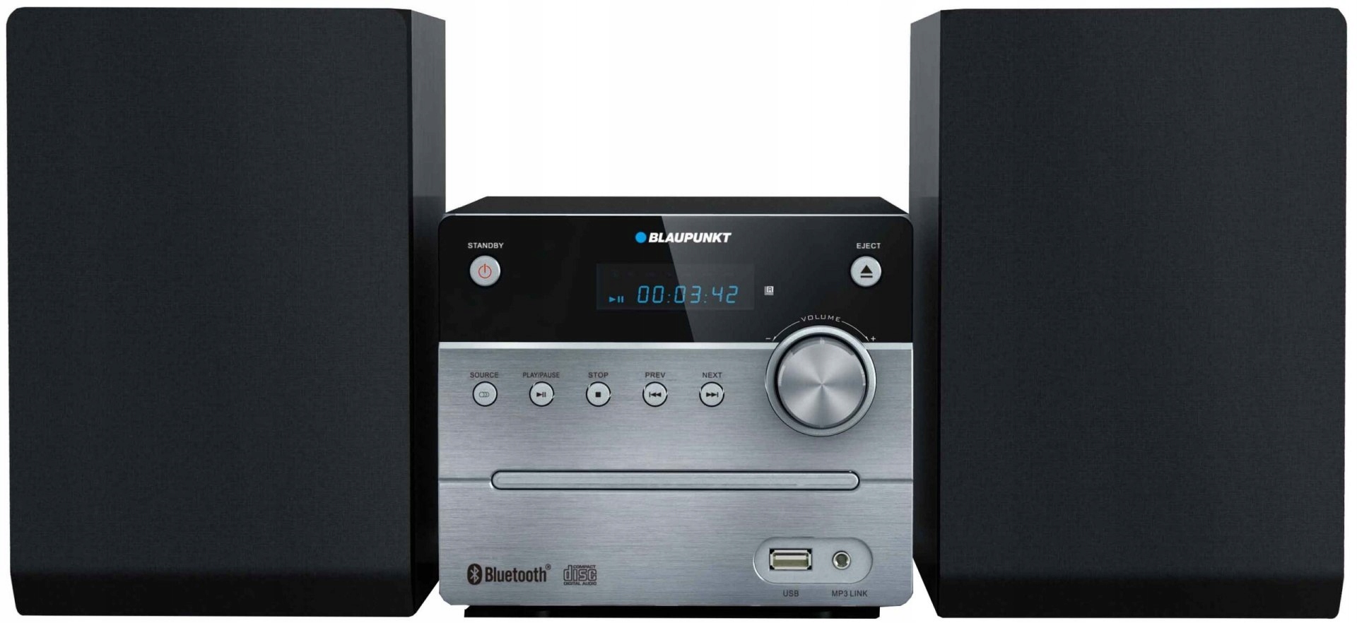 Mikrosystém Bluetooth CD/MP3/ Usb/ Aux