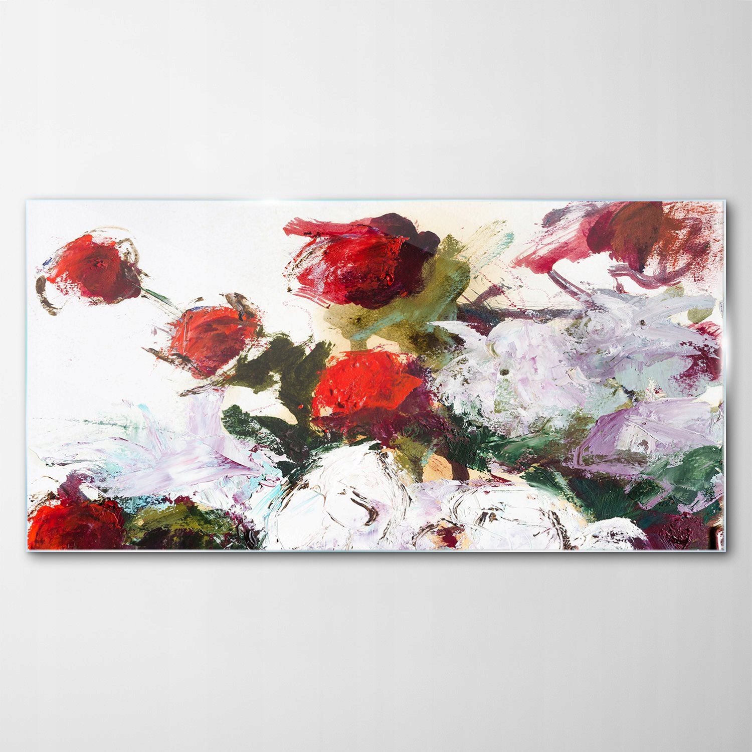 

Hartowany Obraz Szklany Róże Kwiaty Roślina 140x70