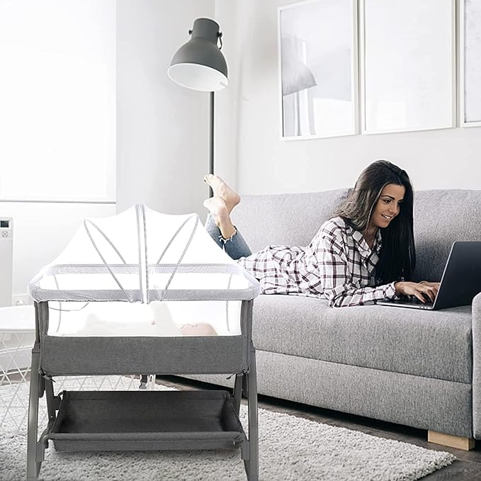 Łóżeczko dziecięce dostawka kołyska 3 w 1 Einesin Marka inna