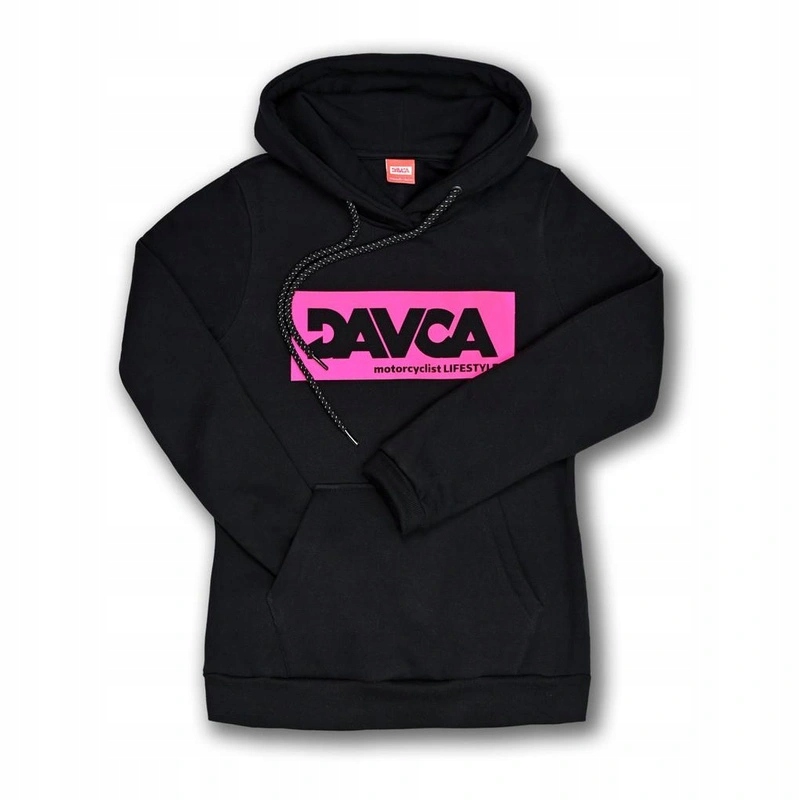Dámská Mikina Davca Logo Pink černo-růžová