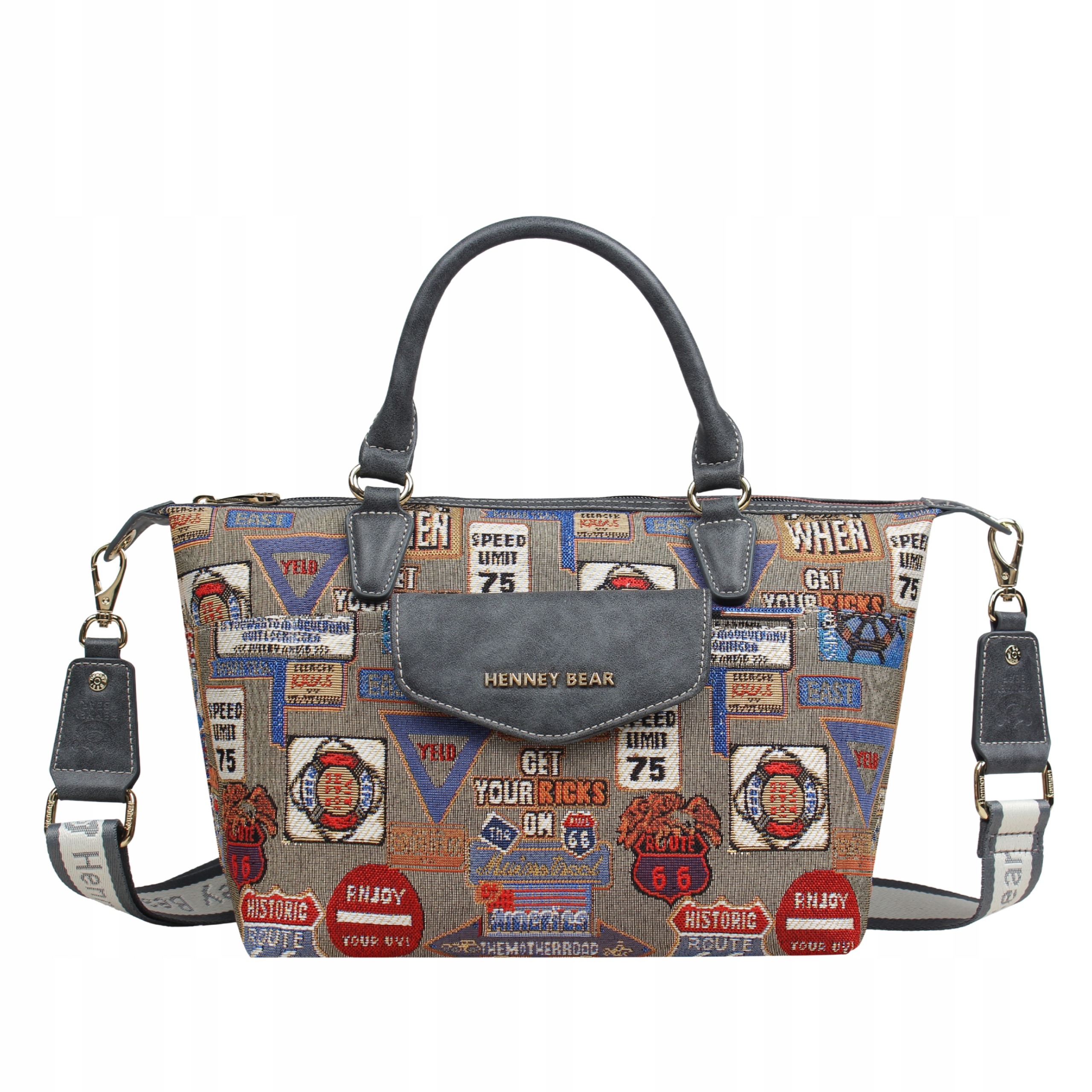 Dámská Kabelka Přes Rameno Crossbody, Módní, Barevná Henney Bear