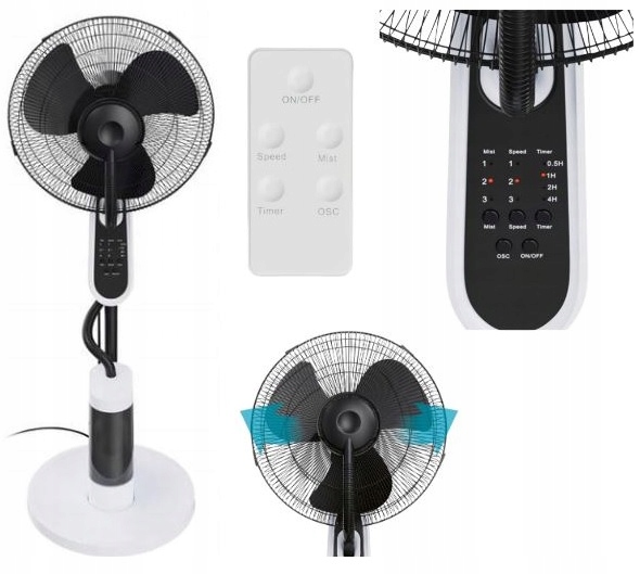 Wentylator podłogowy SilverCrest SSVS 85 B2 biały