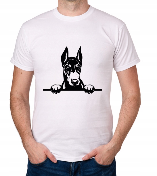 

koszulka Doberman Pies Dog Piesek Psiak prezent