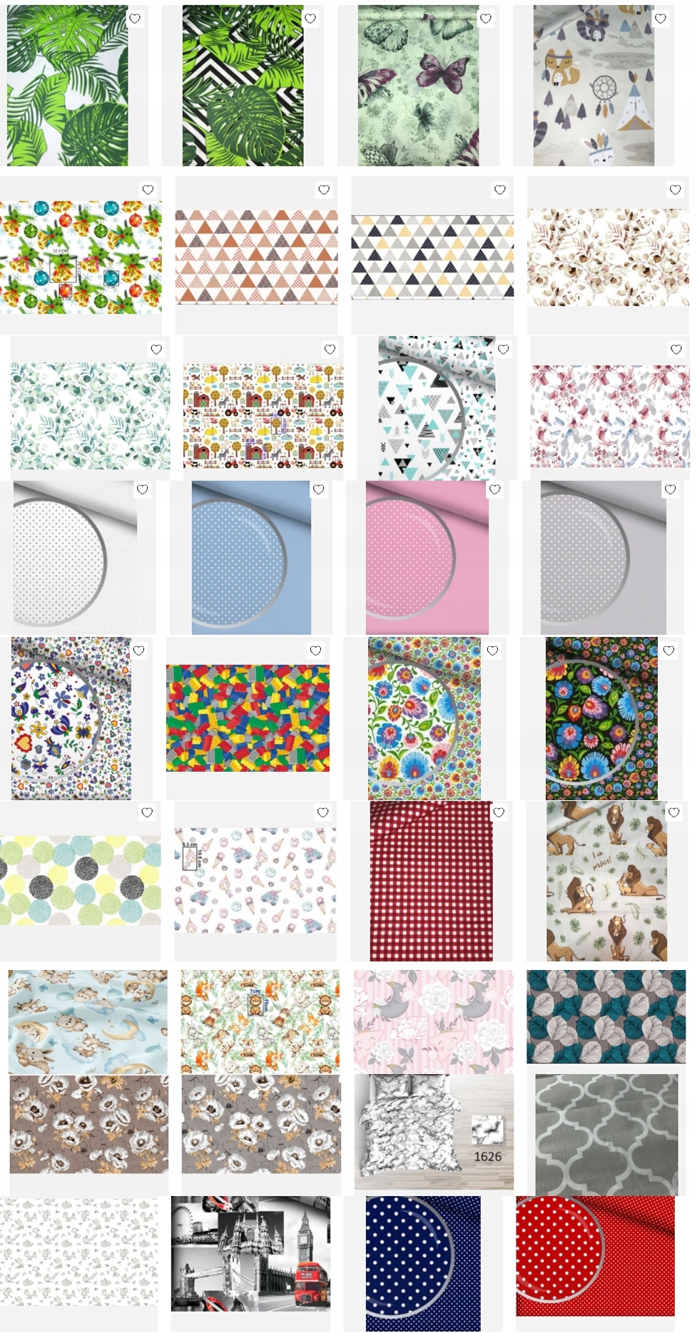 Povlak Na Polštář A Přešívku Bavlna Spousta Vzorů S Mnoha Vzory 135x220 CM