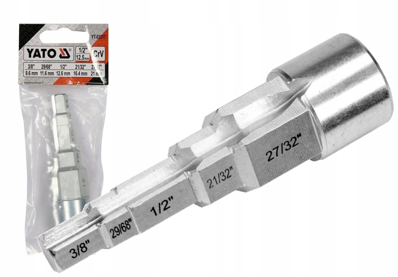 

Klucz Sztorcowy Stopniowy 1/2" Yato YT-03317