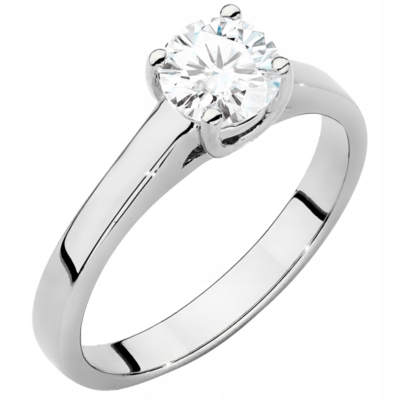 Zlatý Prstýnek pr. 585 s Briliantem 0,70 ct 14k