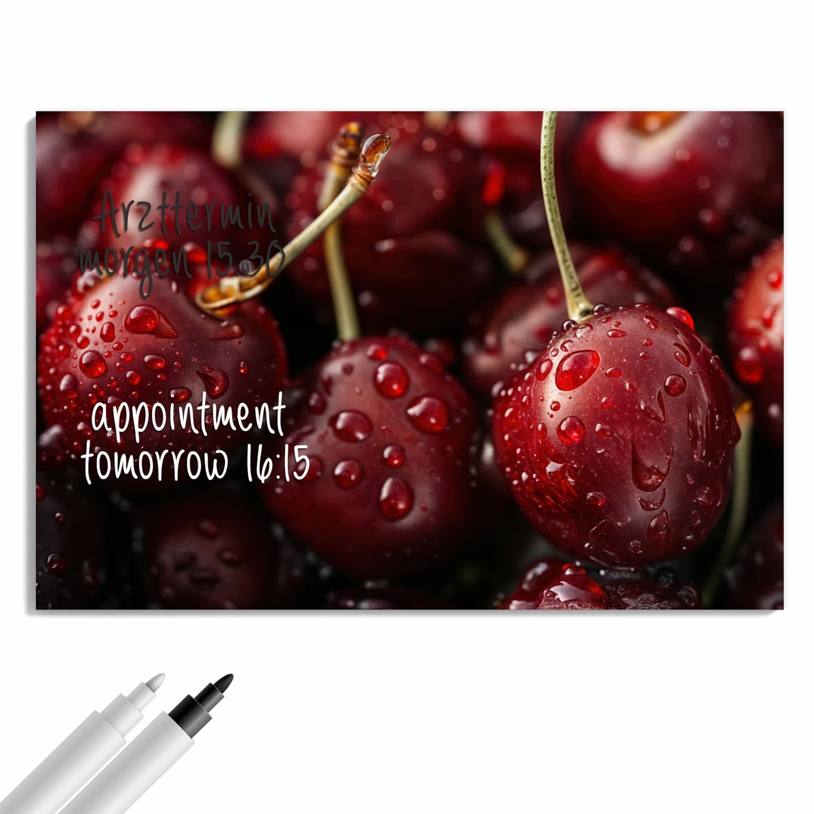 Magnetická tabule Dojrzale Třešně 60 × 40 cm