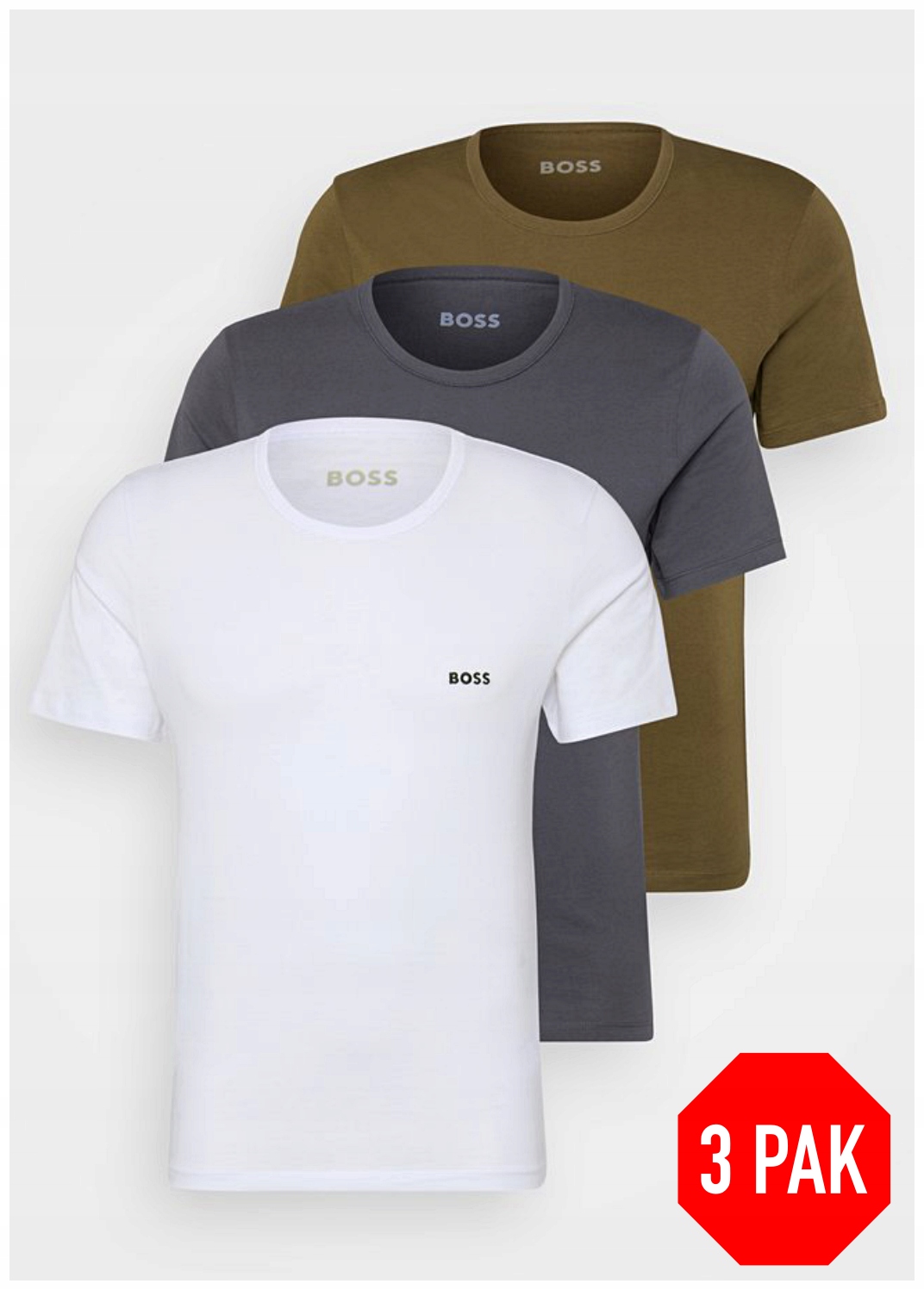 Pánské tričko Boss 3 Pack velikost M