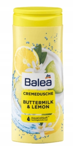 

Balea, Kremowy żel Maślanka i Cytryna, 300ml