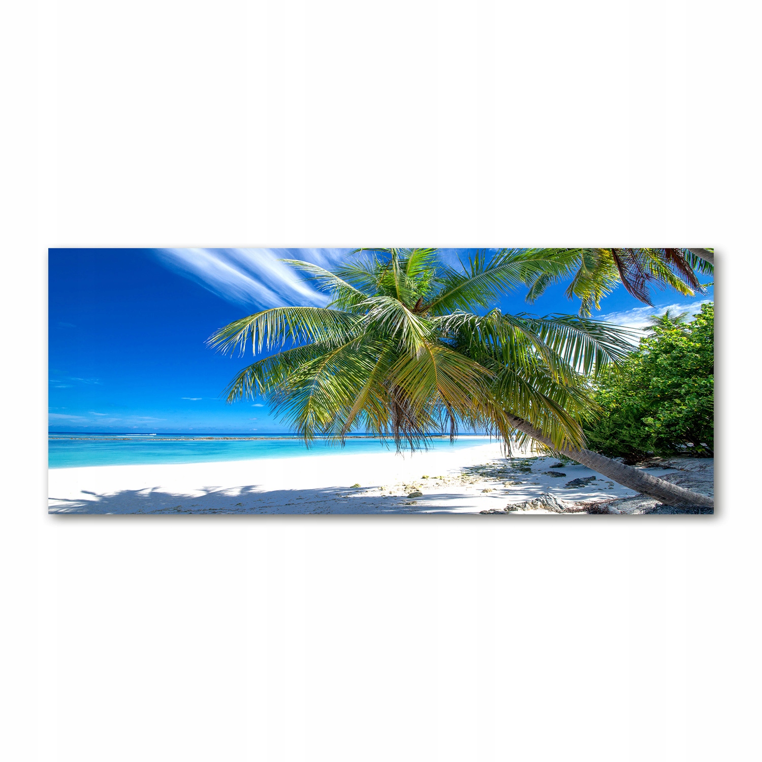 

Foto obraz szkło akryl Tropikalna plaża 125x50 cm