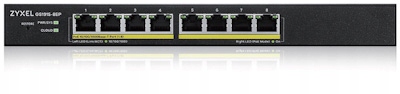 Zyxel GS1915-8EP,8-port GbE Smart hybrid mode PoE Switch