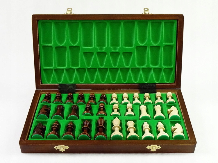 POLSKIE SZACHY DREWNIANE TURNIEJOWE NR 3 INTARSJA, 35 cm. + instrukcja Nazwa Szachy turniejowe nr 93 Tournament 3