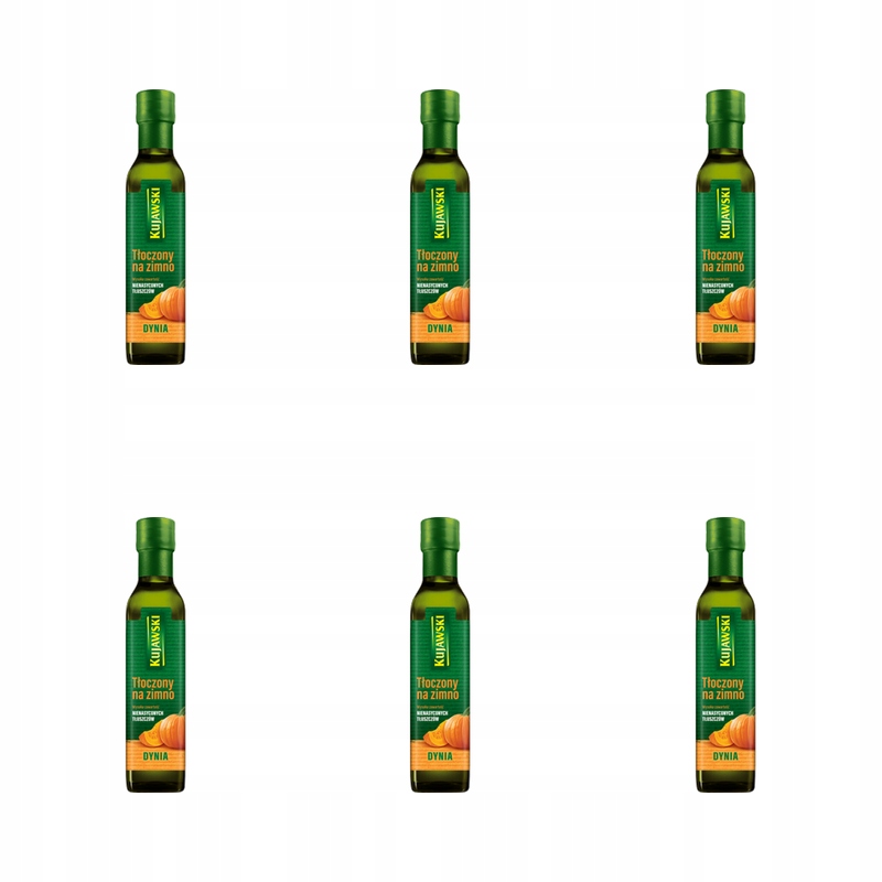 Kujawski olej z pestek z dyni tłoczony na zimno 250 ml X6