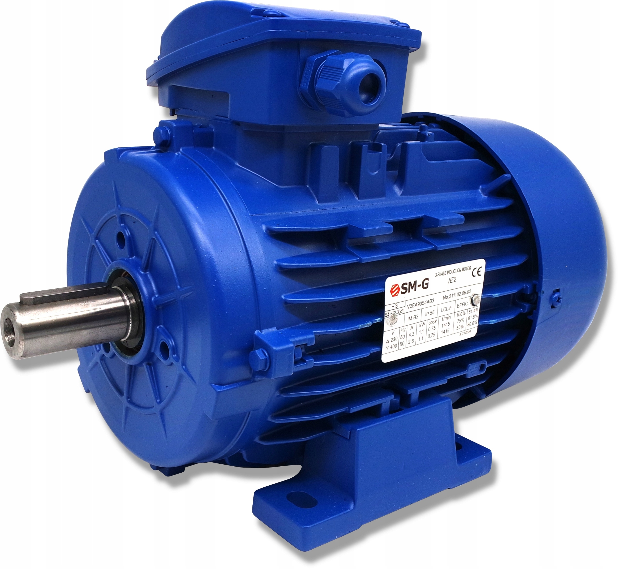 3011.MS.90.S-4.1,1kW.B358 - Электродвигатель 1.1 kW 230/400V 1415OBR 3 фазы