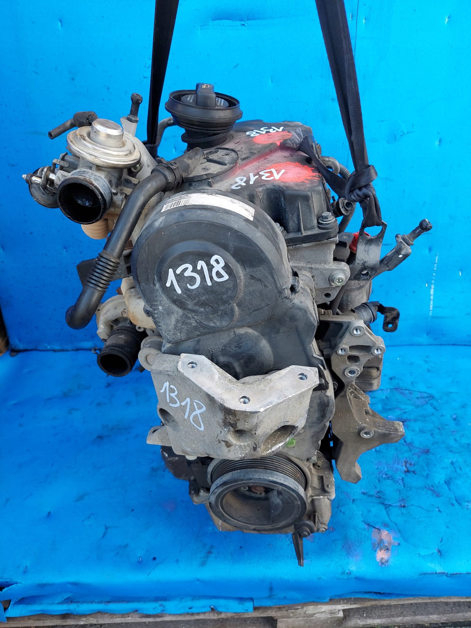 engine VW POLO 1.4 TDI AMF 180.509 KM