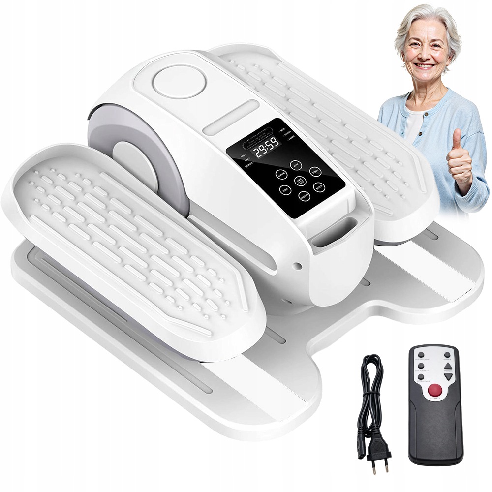 Orbitrek Pod Stůl Mini Rotor Elektrický 12 Úrovní Odporu LCD