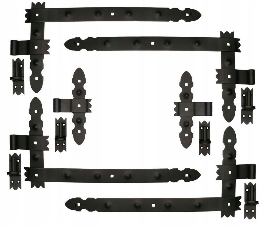 Garážový Závěs Dveří Úhlový Pásový 800mm Kpl 6 Ks