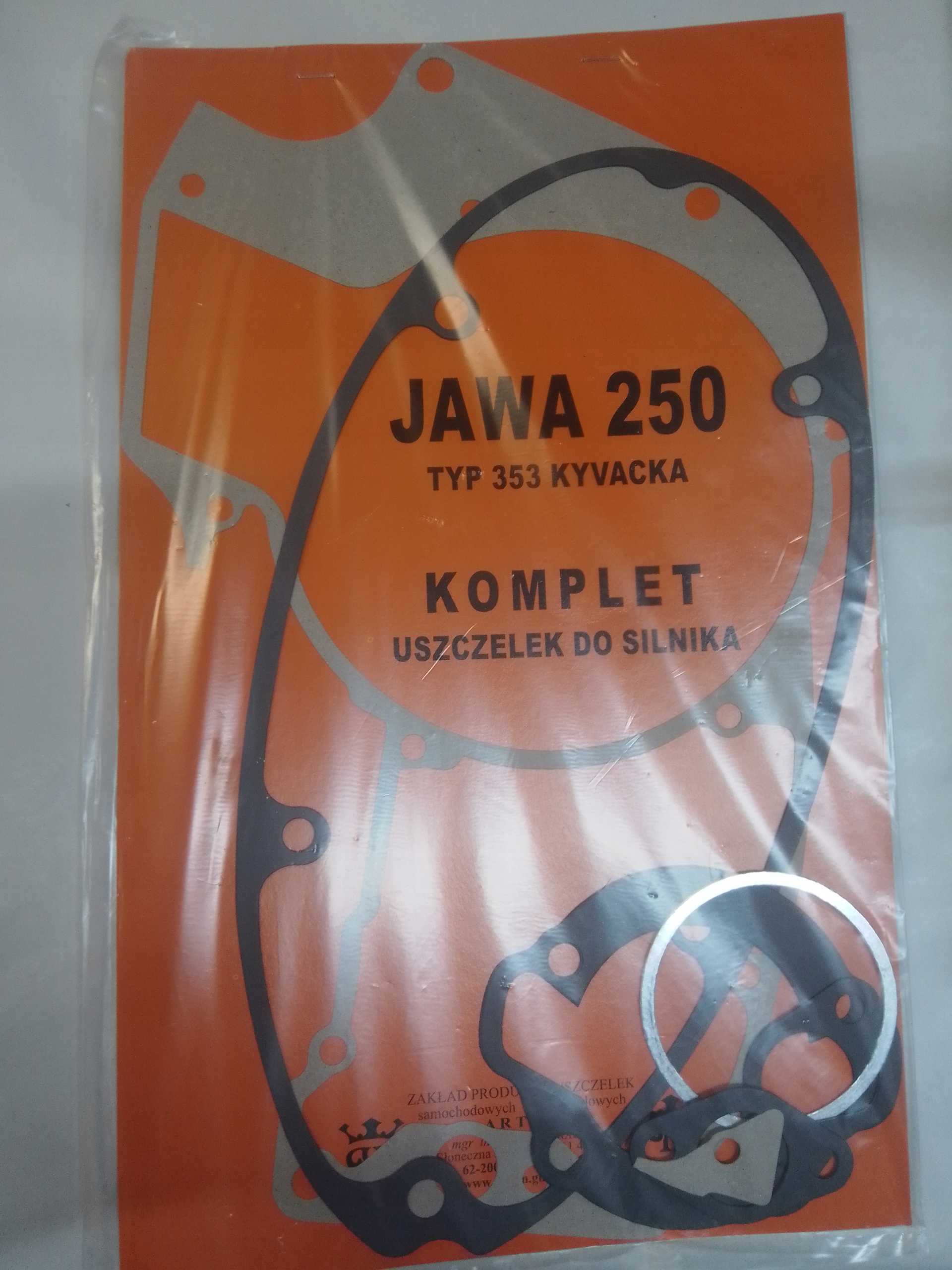 Uszczelka Jawa 250 TYP353 Kyvacka komplet