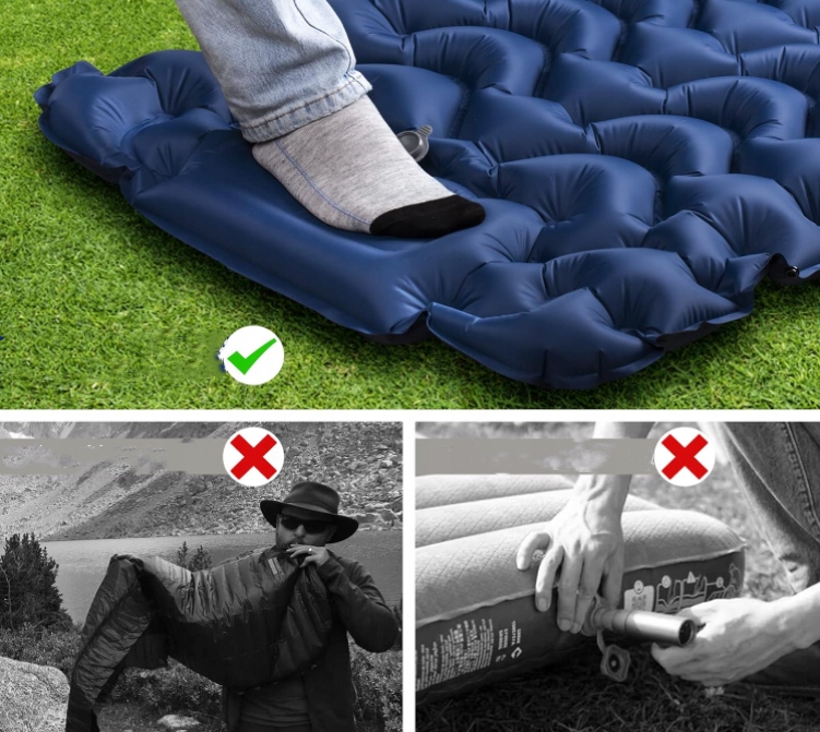 MATA SAMOPOMPUJĄCA KARIMATA 200x70x10CM Z PODUSZKĄ Marka Froyak